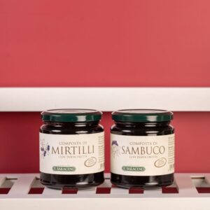 composta di mirtilli o sambuco